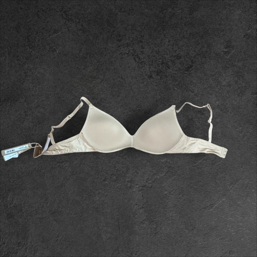 SKIMS Wireless Form Push Up Plunge Bra Clay DM-DEM-9539W 34B NWT